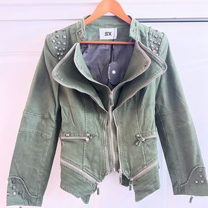 Jacket w/ Zippers and Studs
